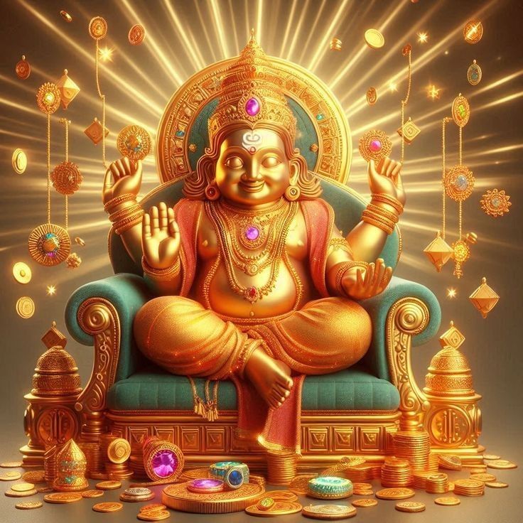 Lakshmi and Kubera